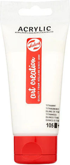 Royal Talens Art Creation Acrylic Ακρυλικό Χρώμα Ζωγραφικής Titanium White 105 75ml