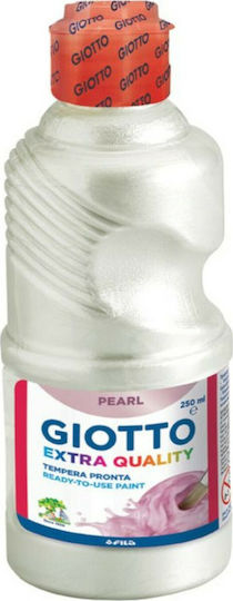 Giotto Extra Quality Τέμπερα Ζωγραφικής Pearl Λευκό σε Μπουκάλι 250ml
