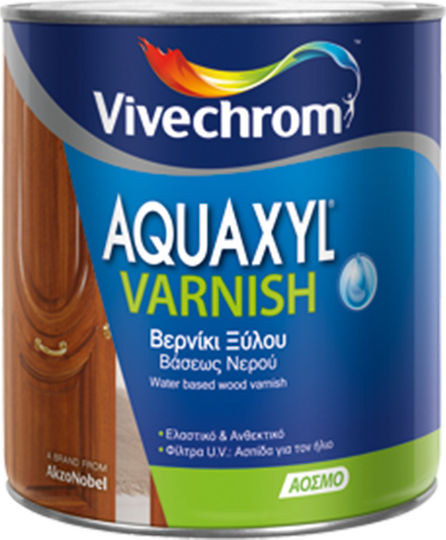 Vivechrom Aquaxyl Varnish Wasser 711 Wenge Satin,σατεν 750ml