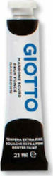 Giotto Tempera Tempera Colour Paint Tube 21ml Brown Νο 23