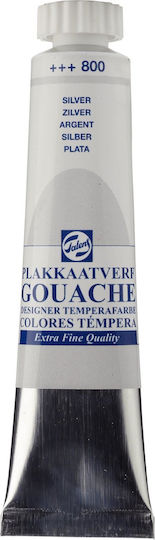 Royal Talens Extra Fine Tempera Farben Silver 800 in Röhre 20ml 1Stück