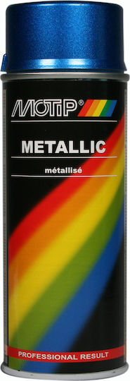 Motip Dupli Σπρέι Βαφής Metallic Ακρυλικό με Μεταλλικό Εφέ Μπλε 400ml