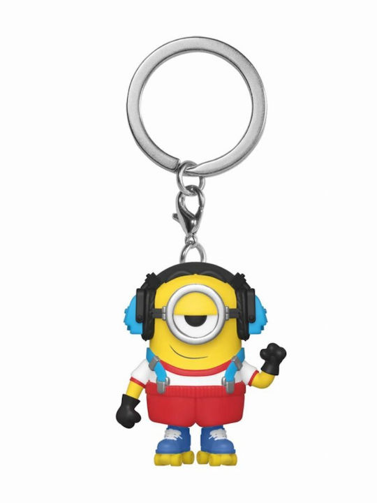 Funko Pocket Pop! Ключодържател Филми: Minions - Roller Skating Stuart 02