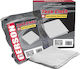 Gerson Synthetic Cleaning Cloths for Car Body 20x16cm 12 Pieces