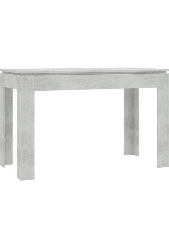 Table Dining Room Wooden Gray 120x60x76cm