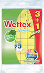 Wettex Ultra Thin Sponge Cloths General Use 4pcs