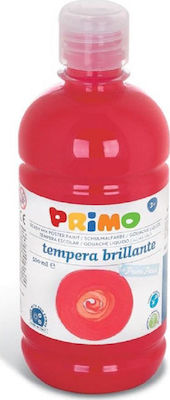 Primo Brillante Tempera Farben Scarlet Red 380 in Flasche 500ml 1Stück 202BR500380