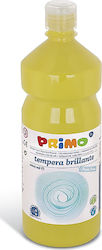 Primo Brillante Tempera Colour Paint Bottle 1000ml Yellow