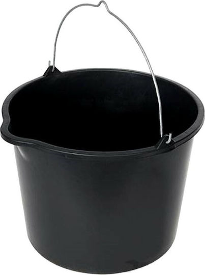 Silverline Mop Bucket Plastic Capacity 12lt Black