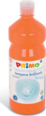 Primo Brillante Tempera Colour Paint Bottle 1000ml Orange