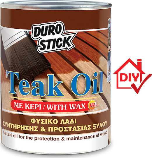 Durostick Teak Oil Άχρωμο Σατινέ 750ml