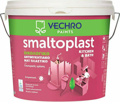 Vechro Smaltoplast Kitchen & Bath Plastic Vopsea Ecologic pentru Utilizare Intern 10lt