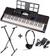 Casio Αρμόνιο CT-X700 Bundle 2 με 61 Δυναμικά Πλήκτρα Μαύρο