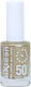 Sixteen Cosmetics Long Lasting 50'' Glazed / Pearl Βερνίκι Νυχιών Μακράς Διαρκείας Quick Dry Χρυσό 667 11ml
