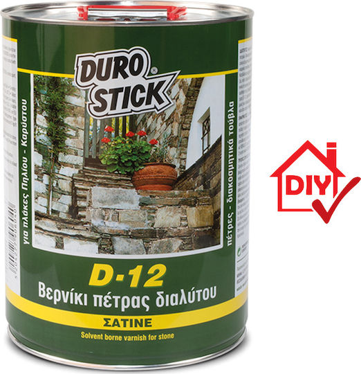 Durostick D-12 Βερνίκι Εμποτισμού Διαλύτου Άχρωμο Σατινέ 15lt