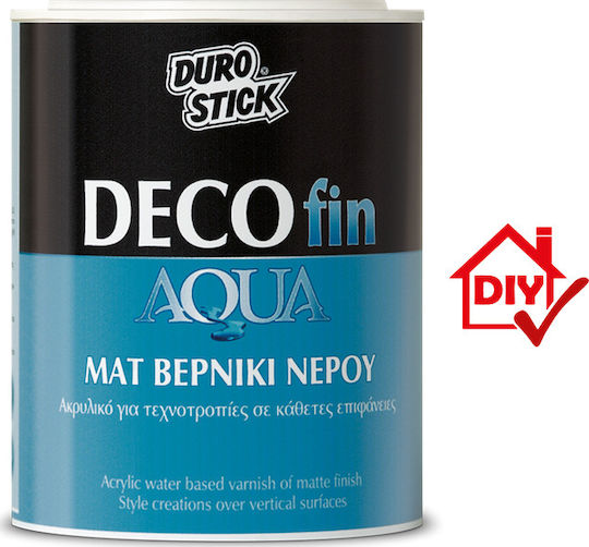 Durostick Decofin Aqua Lac de finisare pentru apa Incolor Matt 750ml