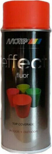 Motip Dupli Σπρέι Βαφής Deco Effect Fluorescent Lacquer Κόκκινο/Πορτοκαλί 400ml