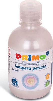 Primo Perlata Τέμπερα Ζωγραφικής Pearl Silver σε Μπουκάλι 300ml