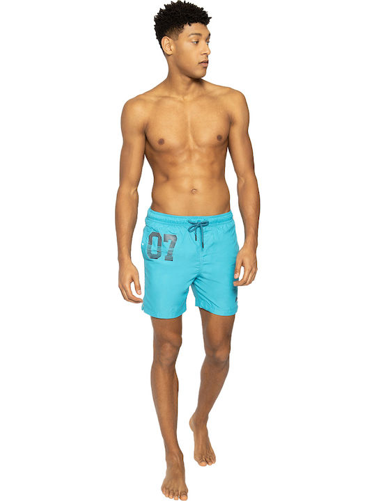 M D1 Herren Badebekleidung Shorts Hellblau