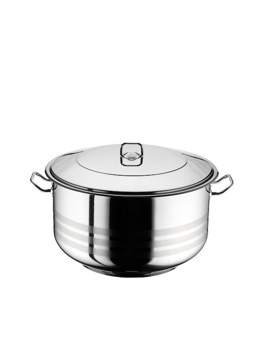 Hascevher Arian Gastro Stainless Steel Stockpot 21lt / 34cm