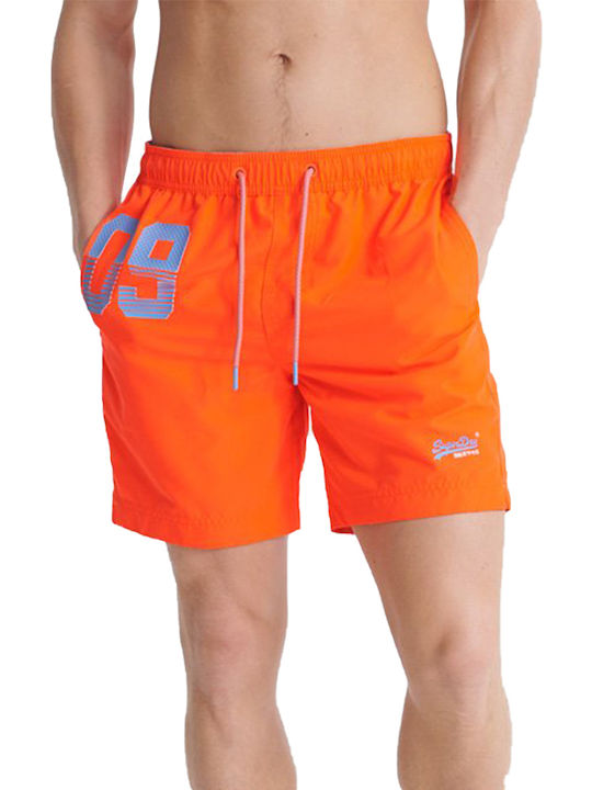 Waterpolo Herren Badebekleidung Shorts Orange