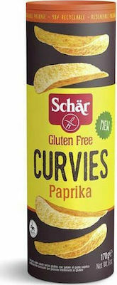 Schar Kartoffelchips Curvies mit Geschmack Paprika Glutenfrei 170gr