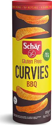 Schar Kartoffelchips Curvies mit Geschmack BBQ Glutenfrei 170gr