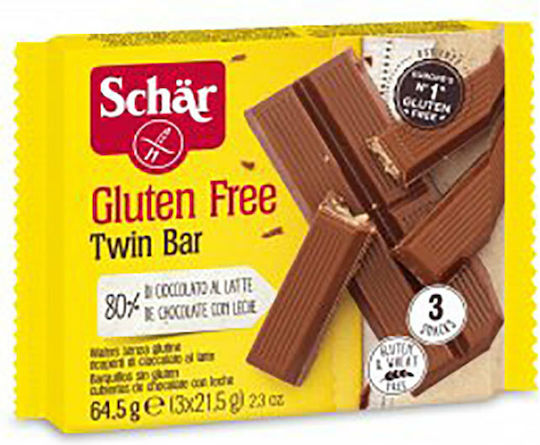 Schar Twin Bar Вафла Мляко Кокос Без Глутен 64.5gr 1бр