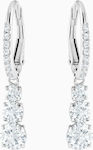 Swarovski Attract Trilogy Round Earrings Dangling with Stones