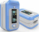 MedLinket AM806Β Pulsoximeter Fingerspitze Für Kinder mit Bluetooth Blau
