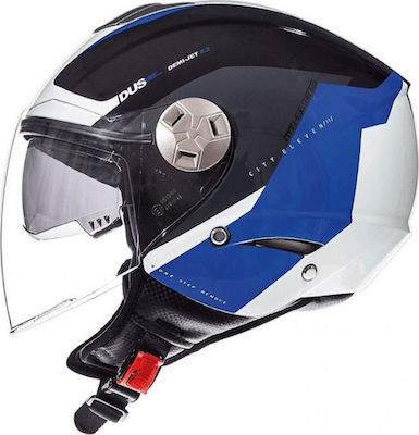 MT City Eleven SV Spark Jet Helmet ECE 22.05 1200gr C2 Pearl Blue MTH000KRA319