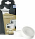 Tommee Tippee Δίσκος Σφράγισης για Μπιμπερό Λευκός Closer To Nature 4τμχ