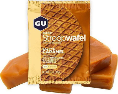 GU Organică Vafe Stroopwafel Caramel sărat Fără Gluten 30gr