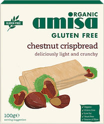 amisa Chestnut Crackers Gluten Free 100gr