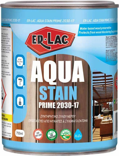 ER-LAC Aqua Stain Prime Wasser 2030 Farblos Satin,σατεν 2.5Es