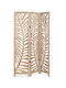 Bizzotto Fern Leaves Decorative Room Divider Wooden with 3 Panels 120x170cm