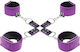 Shots Ouch Reversible Hogtie Σετ για Δέσιμο Άκρων σε Μωβ Χρώμα