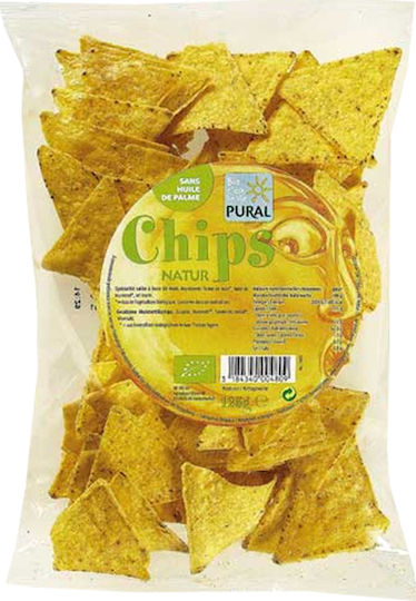 Pural Bio Kartoffelchips Klassischer Geschmack Glutenfrei 125gr