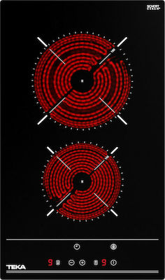Teka TBC 32010 BK TTC 112550007 Kochfeld Keramik-Kochfeld autonom mit Kindersicherung 30x51εκ.