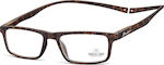 Montana Eyewear MR59 Reading Glasses +2.50 with Magnet Tortoise MR59 MR59A