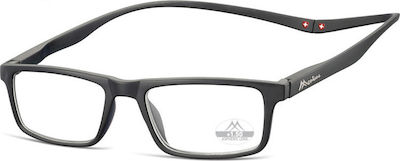 Montana Eyewear MR59 Reading Glasses +1.50 with Magnet Black MR59