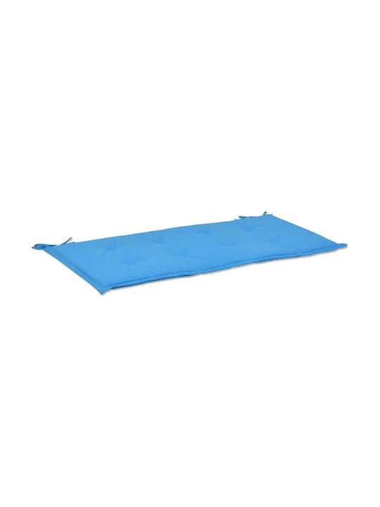 vidaXL Garden Bench Cushion Blue 100x50cm.