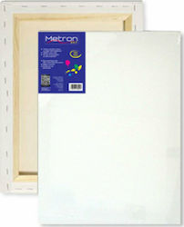 Metron Leinwand auf Keilrahmen Weiß Rechteckig mit Keilrahmen 60x90cm 350gr/m²