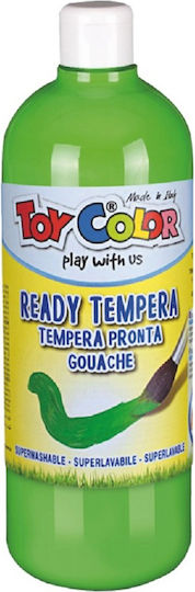 Toy Color Ready Tempera Farben Green Open in Flasche 1000ml 1Stück