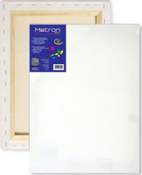 Metron Leinwand auf Keilrahmen Weiß Rechteckig mit Keilrahmen 60x80cm 350gr/m²