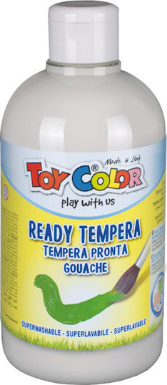Toy Color Ready Τέμπερα Ζωγραφικής Λευκή σε Μπουκάλι 500ml