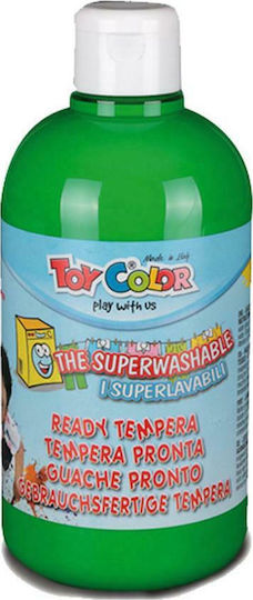 Toy Color Ready Tempera Farben Green Open in Flasche 500ml 1Stück
