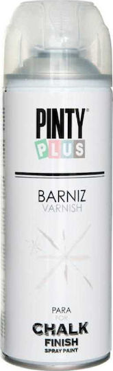Pinty Plus Chalk Finish Paint Varnish for Chalk Colour in Spray Matte Transparent 400ml 821