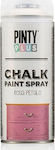 Pinty Plus Chalk Finish Paint Spray cu Creta petale roz 400ml CK792
