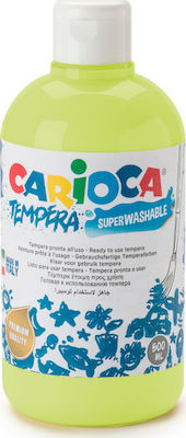 Carioca Tempera Tempera Colour Paint Bottle 500ml Yellow